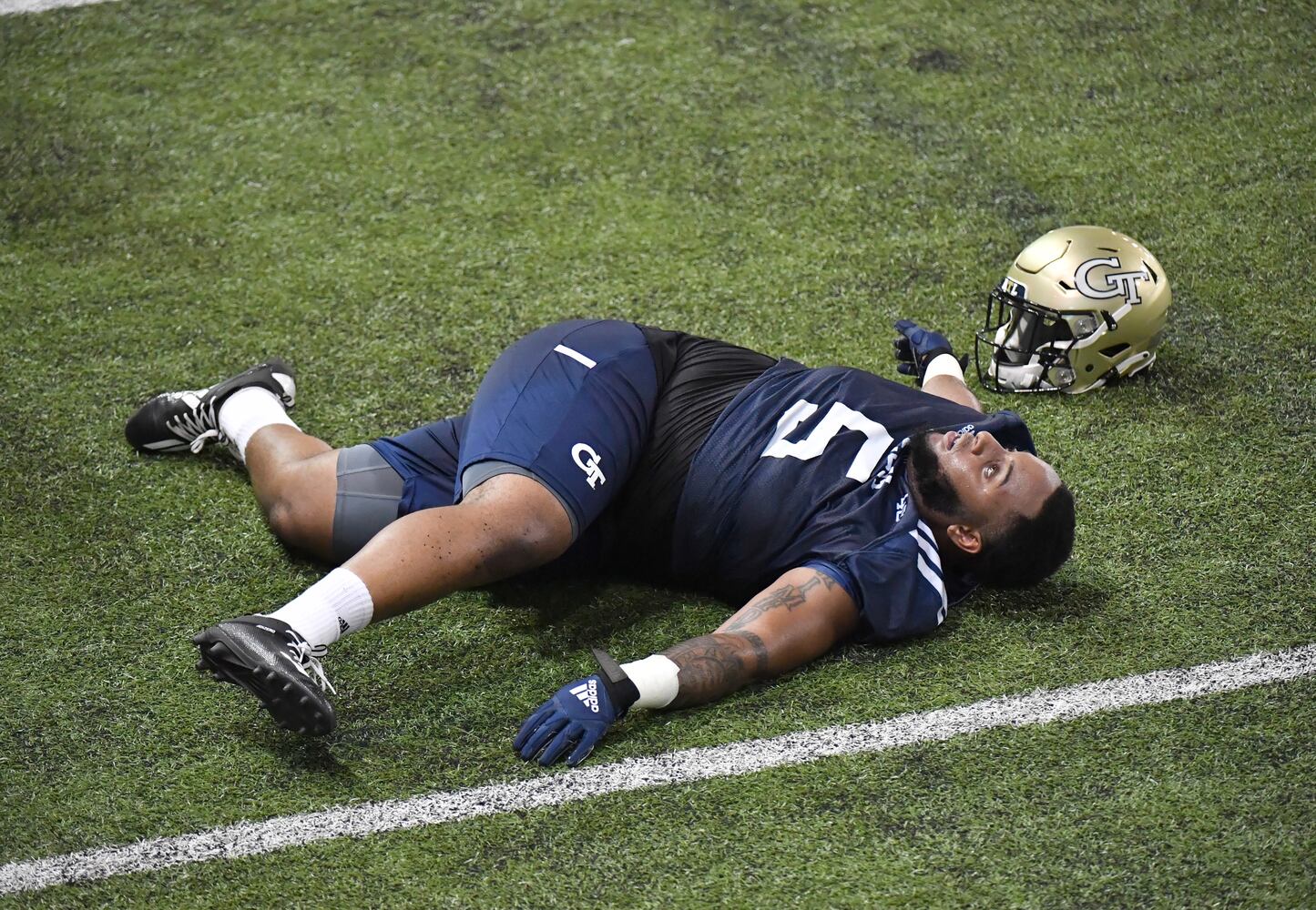 Georgia Tech football practice photo