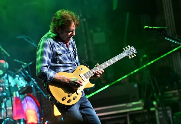 Musician John Fogerty performs during his 80th birthday celebration concert at the Beacon Theatre on Thursday, May 29, 2025, in New York. (Photo by Evan Agostini/Invision/AP)