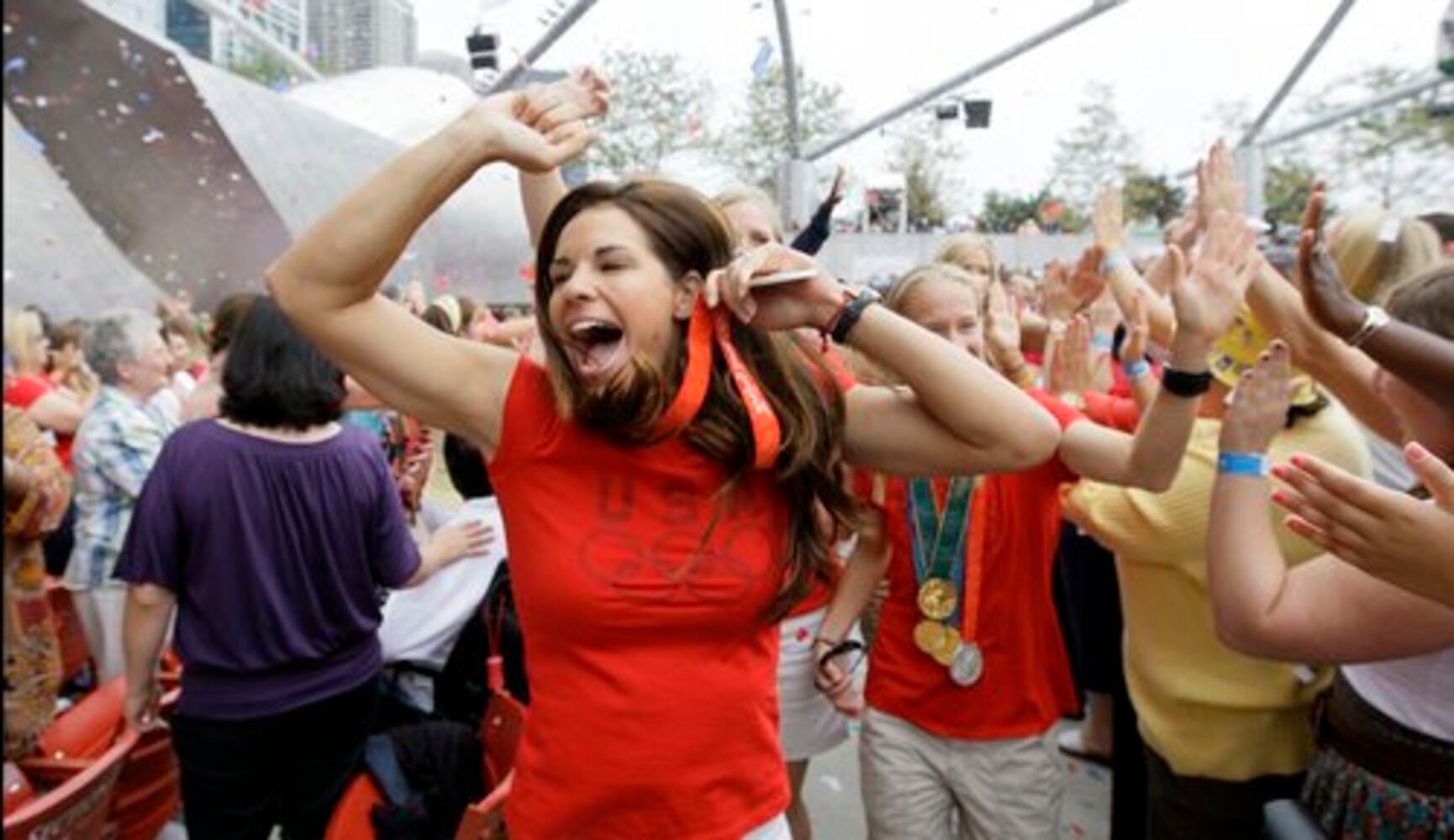 Olympians get love from Oprah