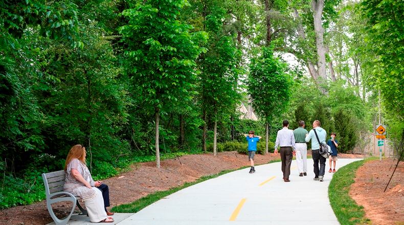 The first completed portion of the PATH400 trail has been designated an Atlanta Audubon Certified Wildlife Habitat. CatMax Photography