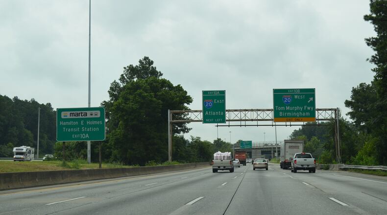 In the Gridlock Guy’s informal poll, many readers said they’d never traveled on Interstate 285 where it intersects with Interstate 20 on the west side of the city.