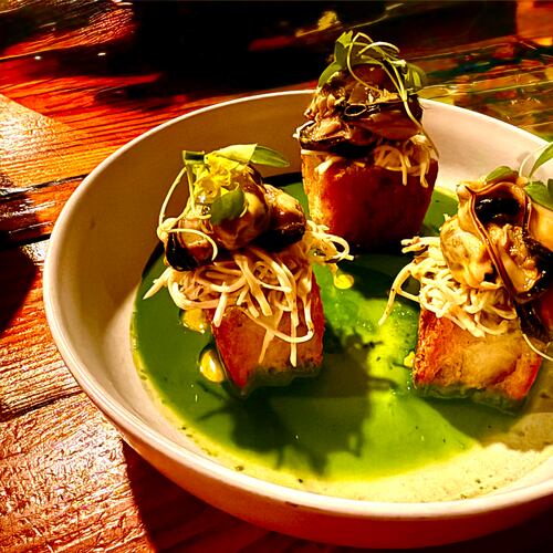 Before you decide which of BoccaLupo’s pastas to order, start with the enchanting mussels antipasti. (Angela Hansberger for the AJC)