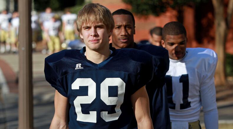 Georgia Tech defensive back Coray Carlson of Marietta spent two seasons as a walk-on before earning a scholarship with the Yellow Jackets.