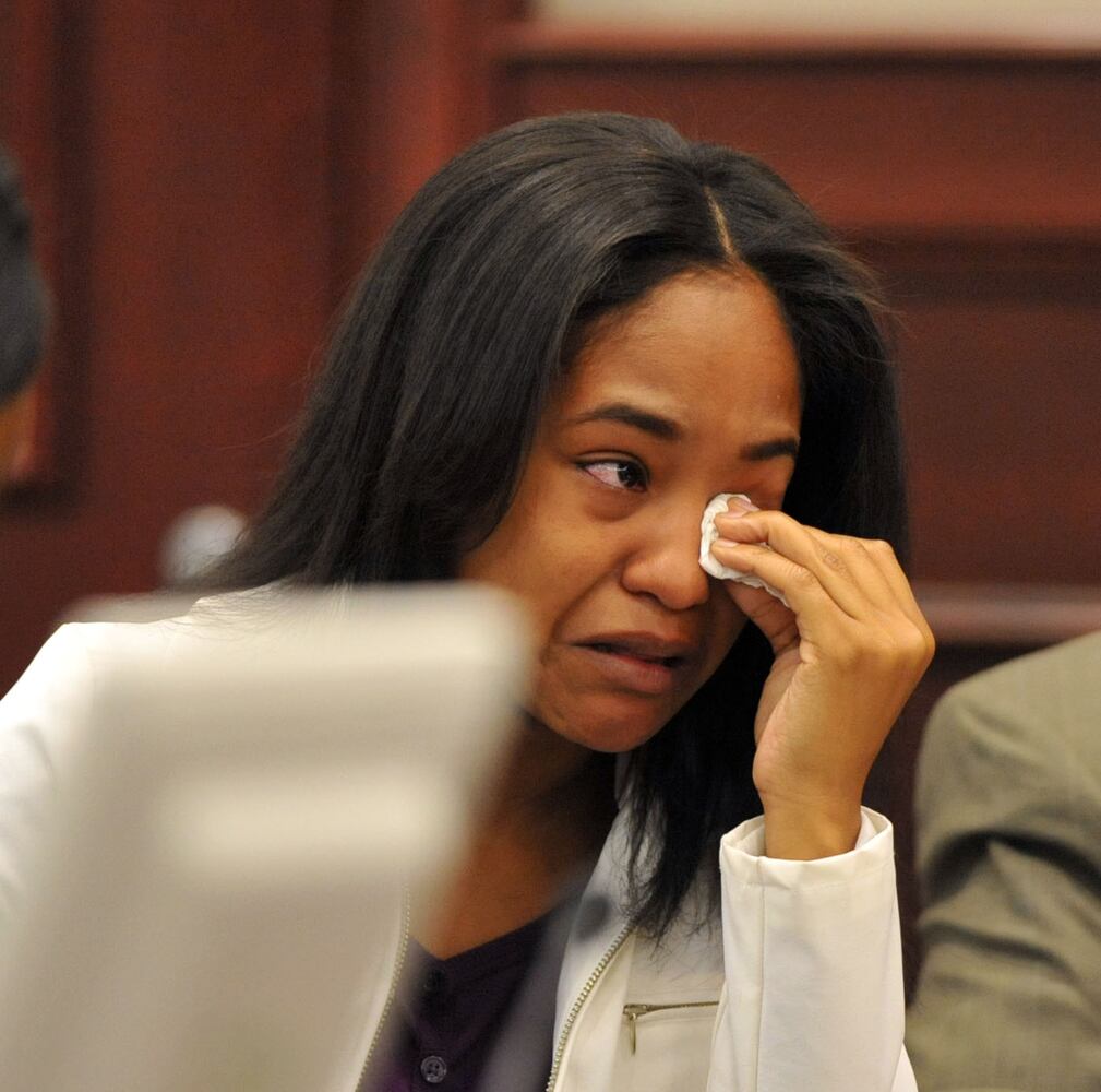 Co-defendant can't hold back tears