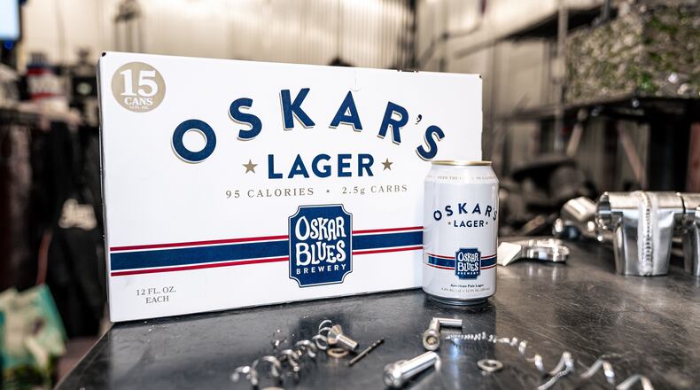 Oskar Blues new Oskar’s Lager is a new light, low-calorie, low-alcohol offering. 
Courtesy of Oskar Blues Brewery