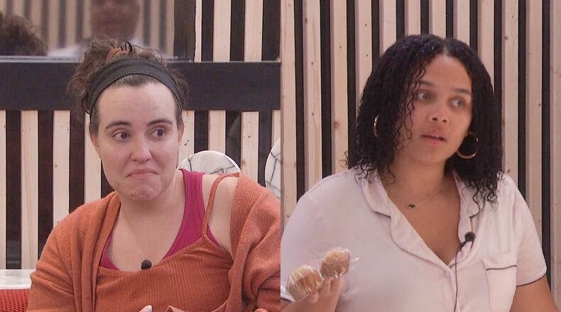 Brittany Hoopes, an Atlanta native, and current Atlantan Jasmine Davis are still in the running on "Big Brother" with 11 survivors and 5 out. Winner gets $750,000. CBS