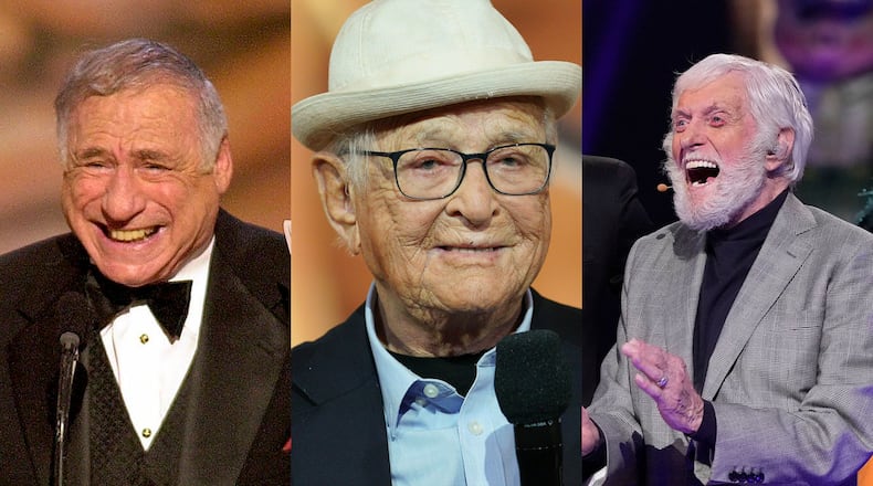 TV legends Mel Brooks, Norman Lear and Dick Van Dyke are still in the spotlight in 2023. AP/ABC/Fox