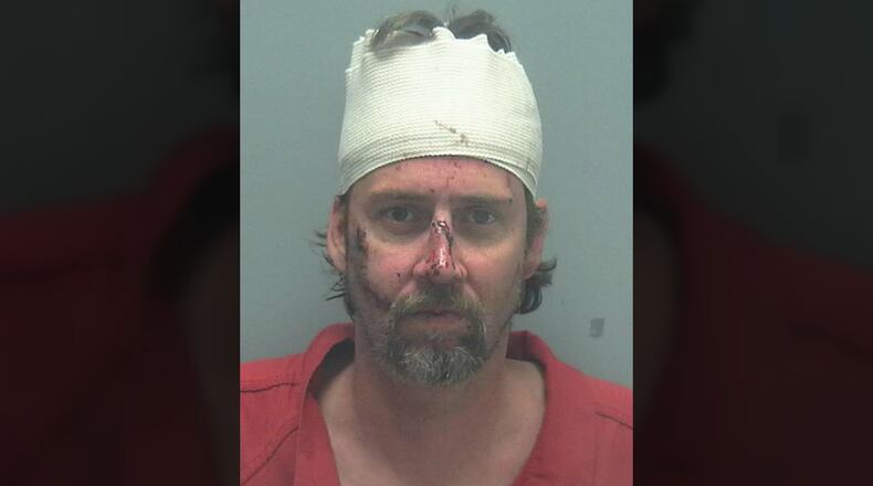 Authorites in Lee County, Florida, booked Robert Johnson, 47, into jail on Tuesday, April 11, 2017.