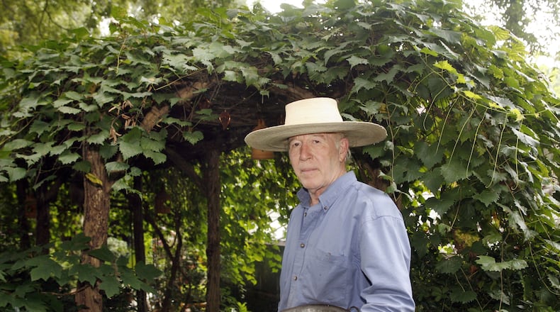 The late Ryan Gainey grew muscadines at his Decatur home, where his garden occupied several acres. Staff photo