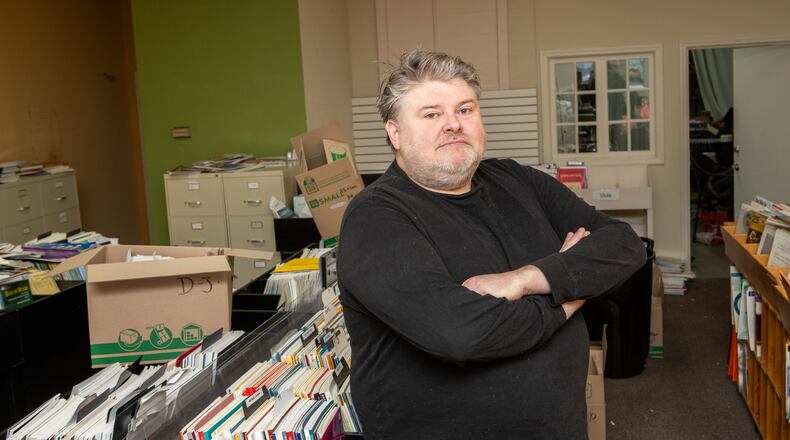 Opus 1 Music has been in Decatur for more than 50 years. In the 1990s the sheet music shop moved nto the same strip shopping center as Cafe Lily. David Highsmith, who owned and operated the shop since 2001, decided to close the store last motn. He died this week. (Jenni Girtman for The Atlanta Journal-Constitution)