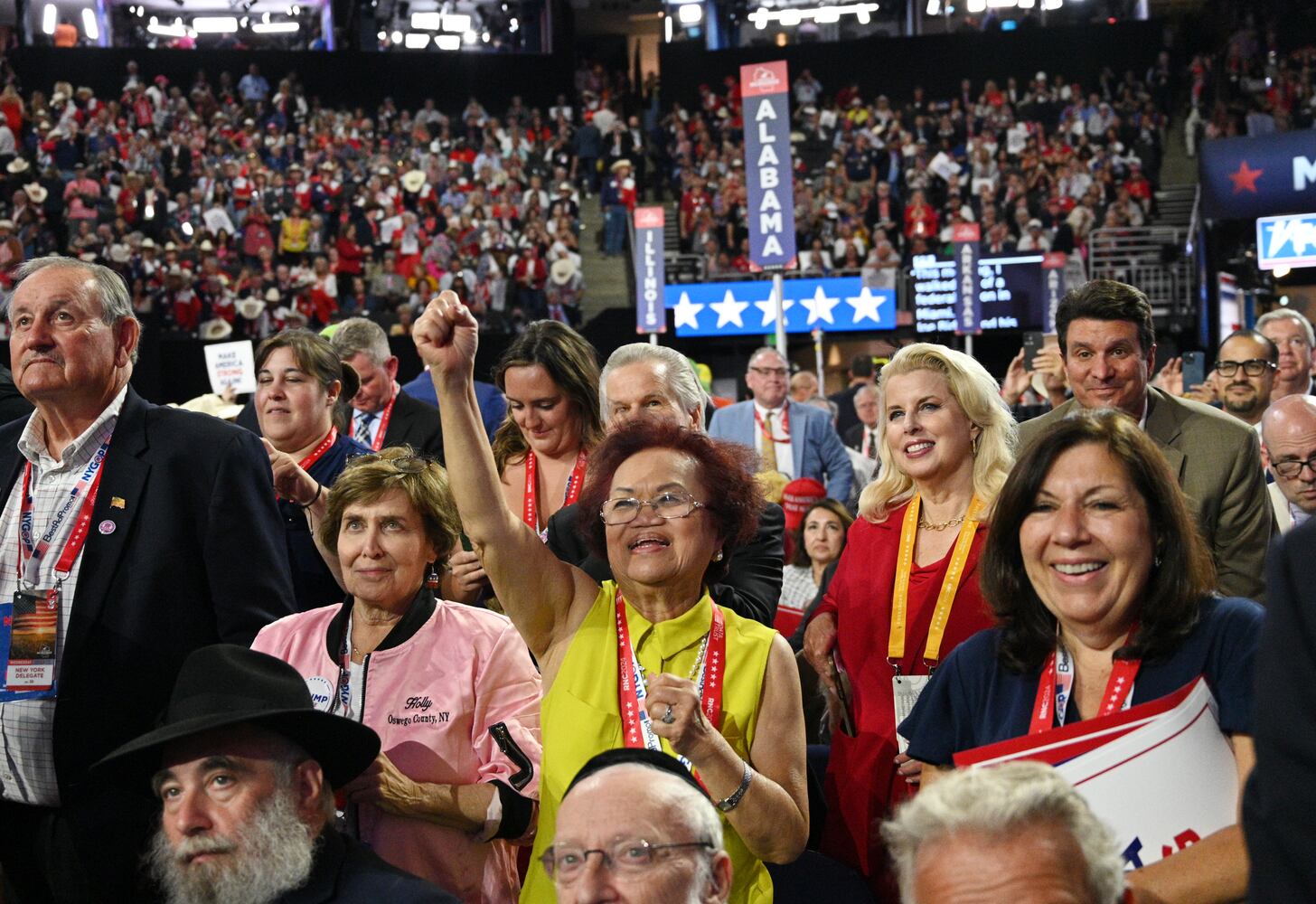 Day 3 Georgia delegates at RNC