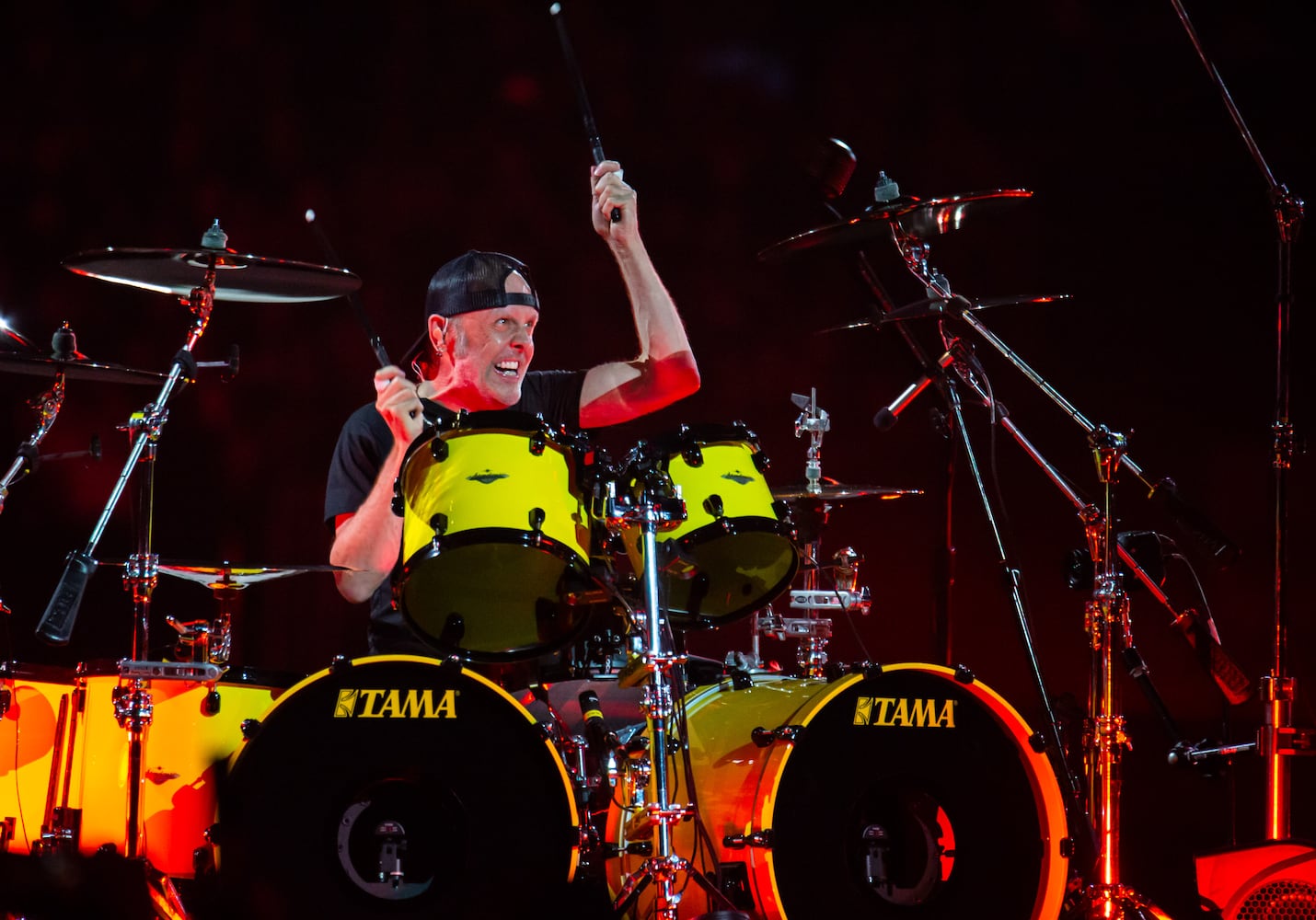 Lars Ulrich has been with the band since the beginning.  (Ryan Fleisher for the AJC)
