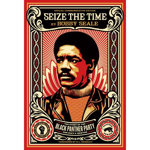 This book cover image released by Blackstone Publishing shows "Seize the Time: The Story of the Black Panther Party and Huey P. Newton" by Bobby Seale. (Blackstone Publishing via AP)