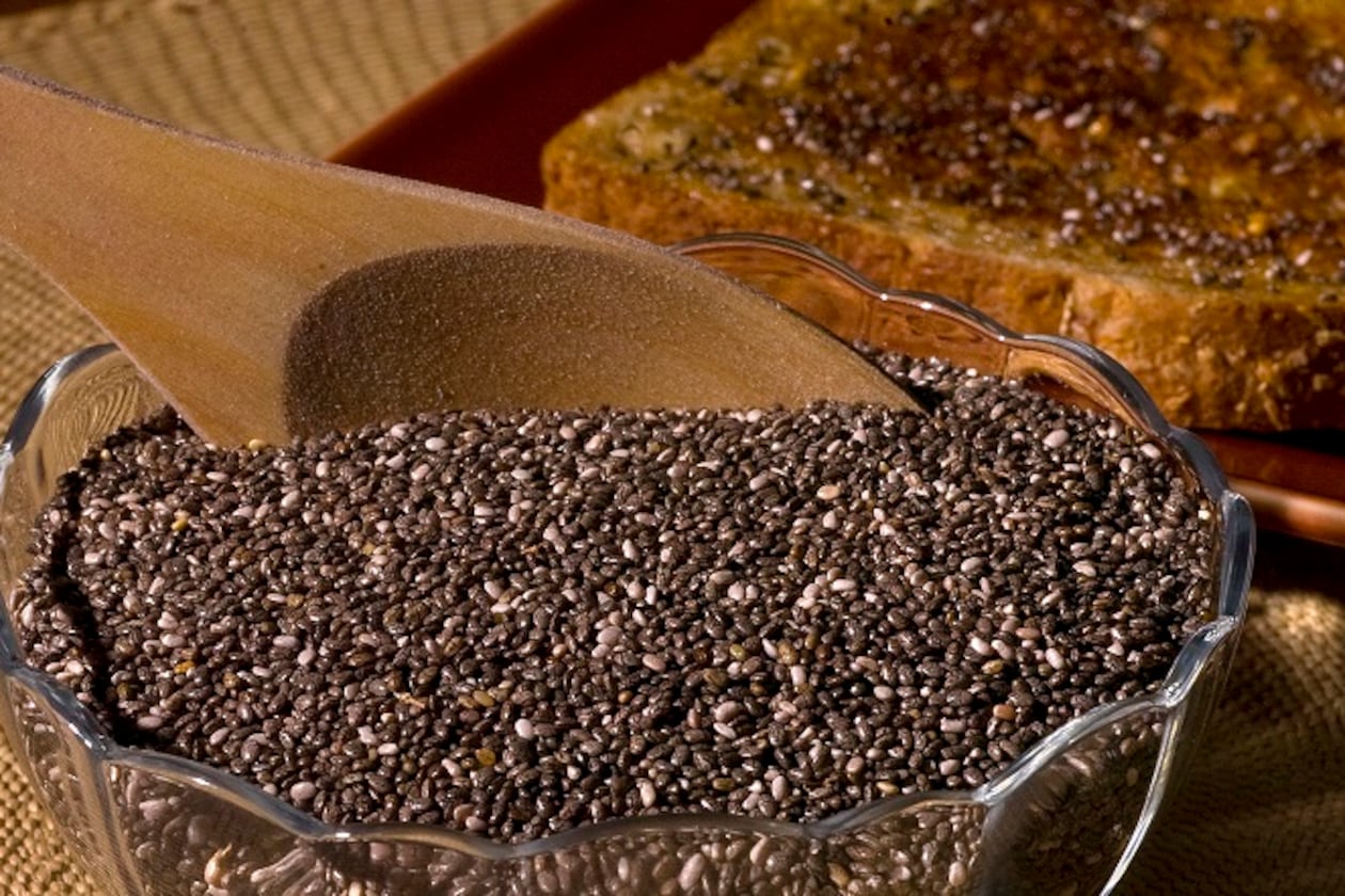 Chia seeds, plucked from a Central American plant called Salvia hispanica, contain omega-3 fatty acids and more dietary fiber than flaxseed. (Scott Lorenzo/MCT)
