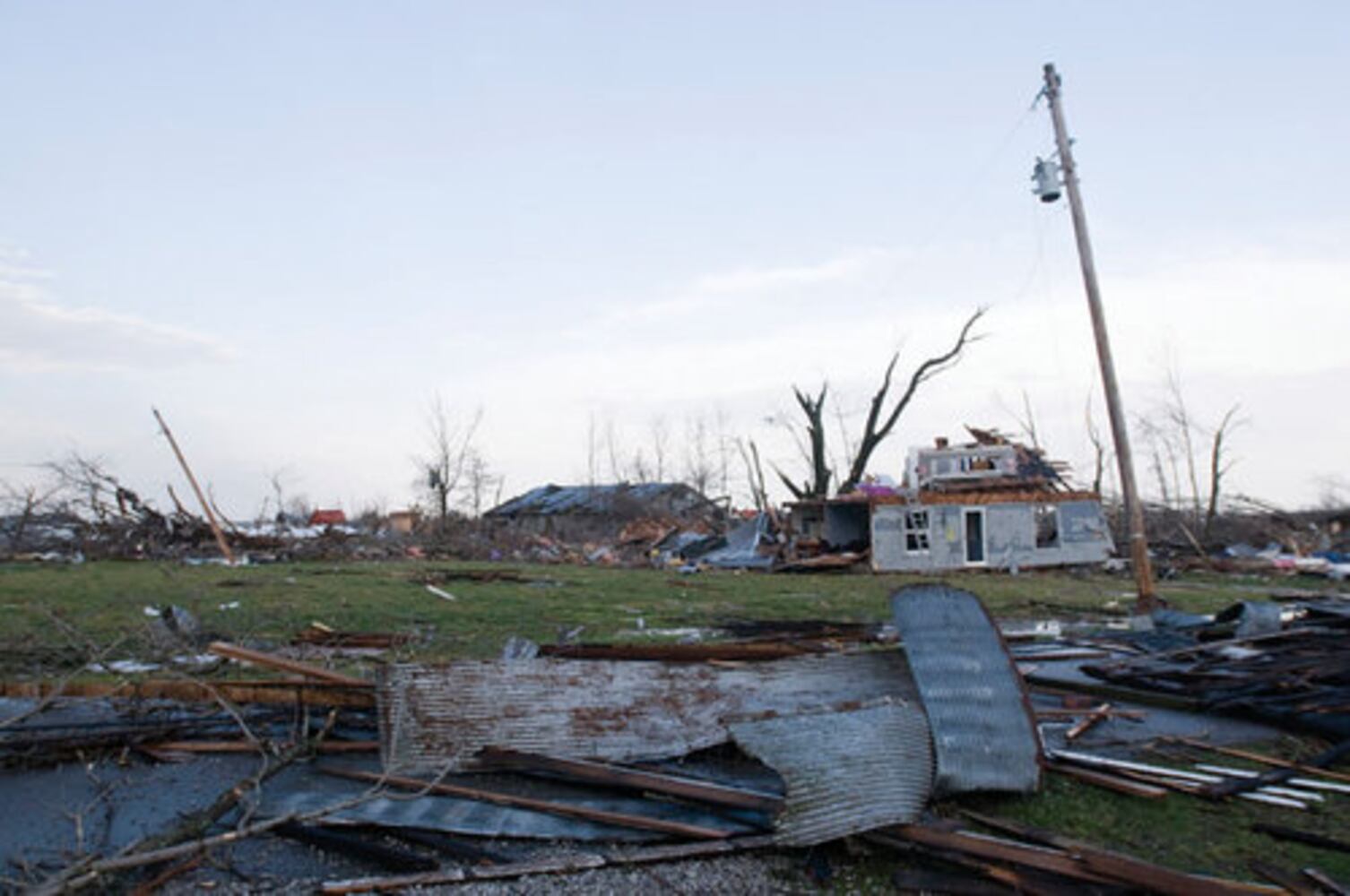 Major storm damage in Indiana