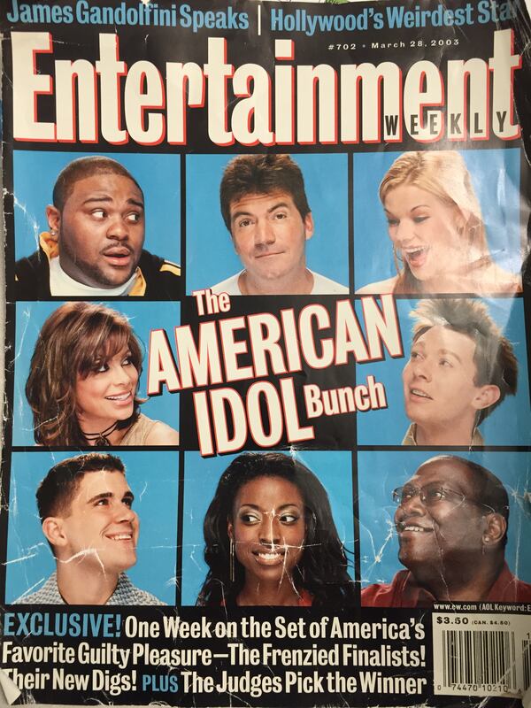 This was from season two of "American Idol" when the show was careening to the top of the ratings. CREDIT: Rodney Ho/ rho@ajc.com