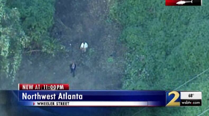 A construction crew found skeletal remains in northwest Atlanta, police said.