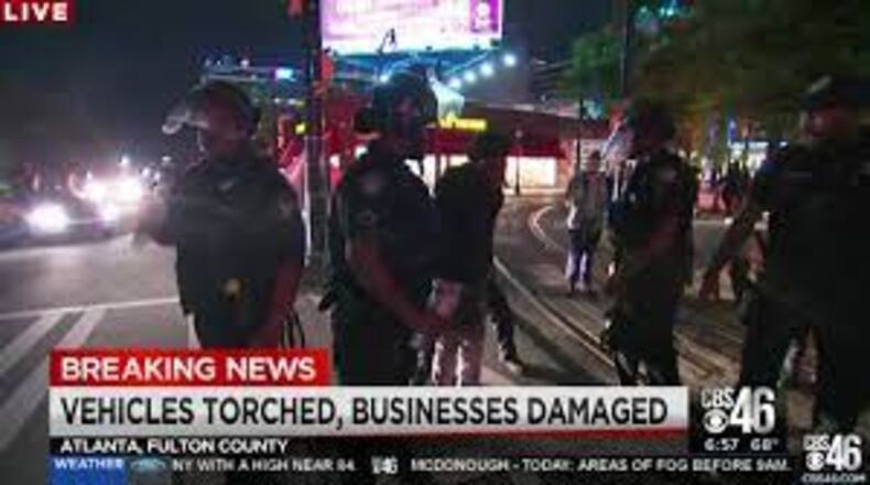 CBS46's coverage of the first night of the Atlanta George Floyd protests won them an Edward R. Murrow award for breaking news.