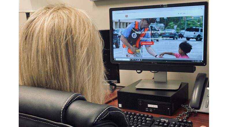 The annual "Give Burns the Boot" campaign to raise funds to benefit the Georgia Firefighters Burn Foundation is going virtual this year in Cherokee County and elsewhere around the state.