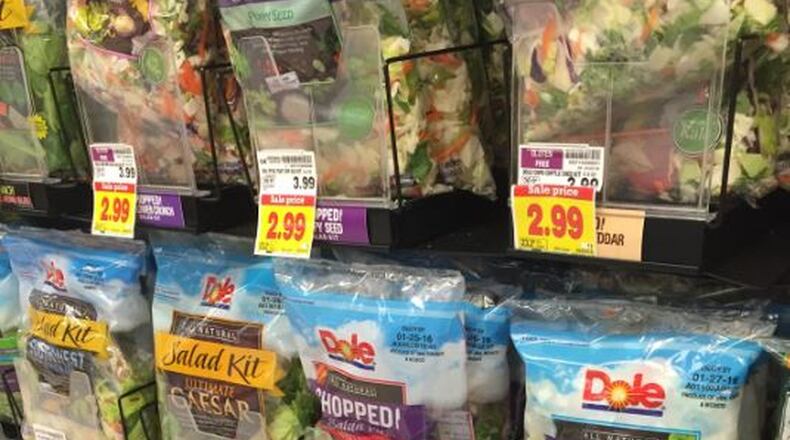 Dole salads processed in Springfield have been linked to a listeria outbreak. Katie Wedell/Staff