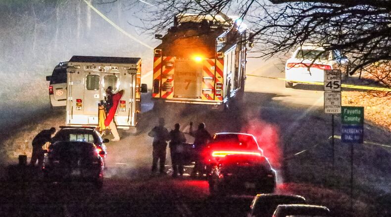 A man was killed after firing at deputies near the Fayette-Coweta county line, authorities said. JOHN SPINK / JSPINK@AJC.COM