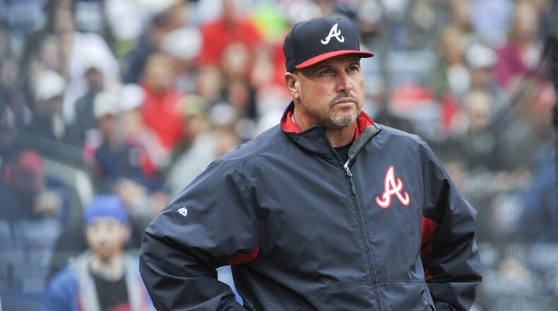 Former Braves manager Fredi Gonzalez was fired on May 17, 2016. A year later, he’s back with the Marlins as third-base coach after not getting an offer from any of the other 28 teams in baseball. (AP Photo/John Amis, File)