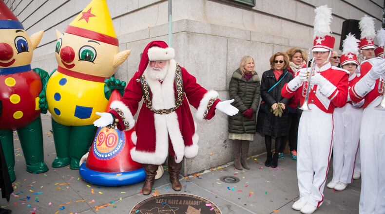 As the Macy’s Thanksgiving Day Parade celebrates its 90th anniversary, viewers for the first time will be able to watch the parade livestreamed online and in 360-degree video. (Photo by Dave Kotinsky/Getty Images for Macy’s )