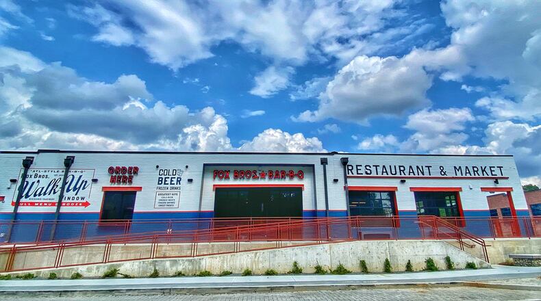 The exterior of the new Fox Bros. Bar-B-Q at the Works. / Courtesy of Fox Bros. Bar-B-Q