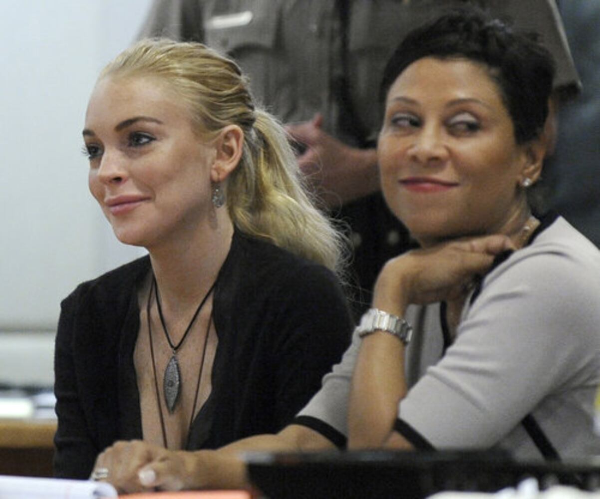 Lindsay Lohan's courtroom chic