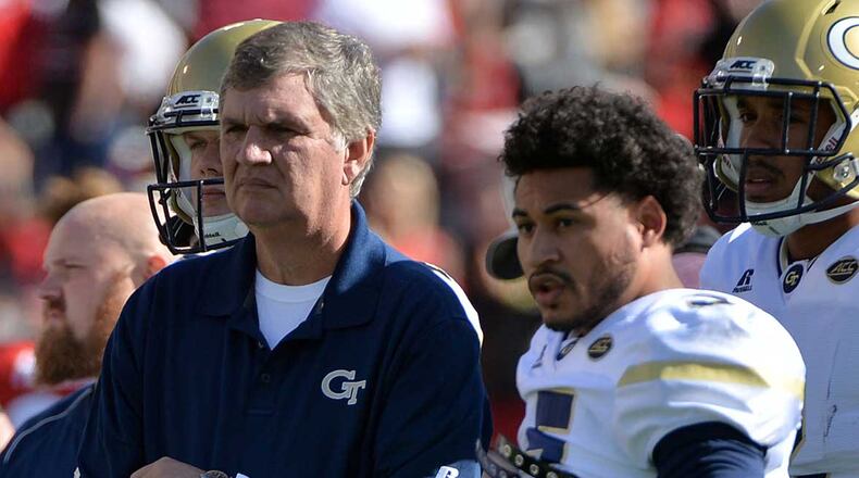 Despite the loss of quarterback Justin Thomas, Georgia Tech will still rank among the top teams in the country next season, says Mark Bradley.