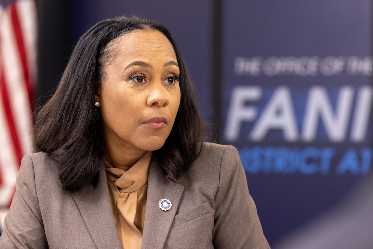Fulton County District Attorney Fani Willis used the RICO statute against Donald Trump, accusing him and 18 others of trying to overturn Georgia's election results. (Arvin Temkar/AJC)