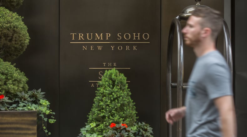 At the Trump SoHo New York, even the smallest rooms are a good 420 square feet, New York, June 28, 2016. Donald Trump’s presidential candidacy has drawn attention not only to his policy positions, but also to everything that bears the Trump name, including about a dozen high-end hotels and resorts. (Hiroko Masuike/The New York Times)