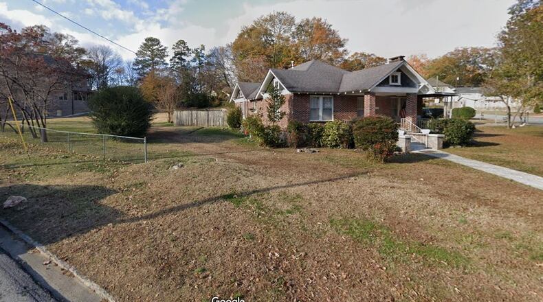 The house on the large lot at the street corner was originally built in 1930.