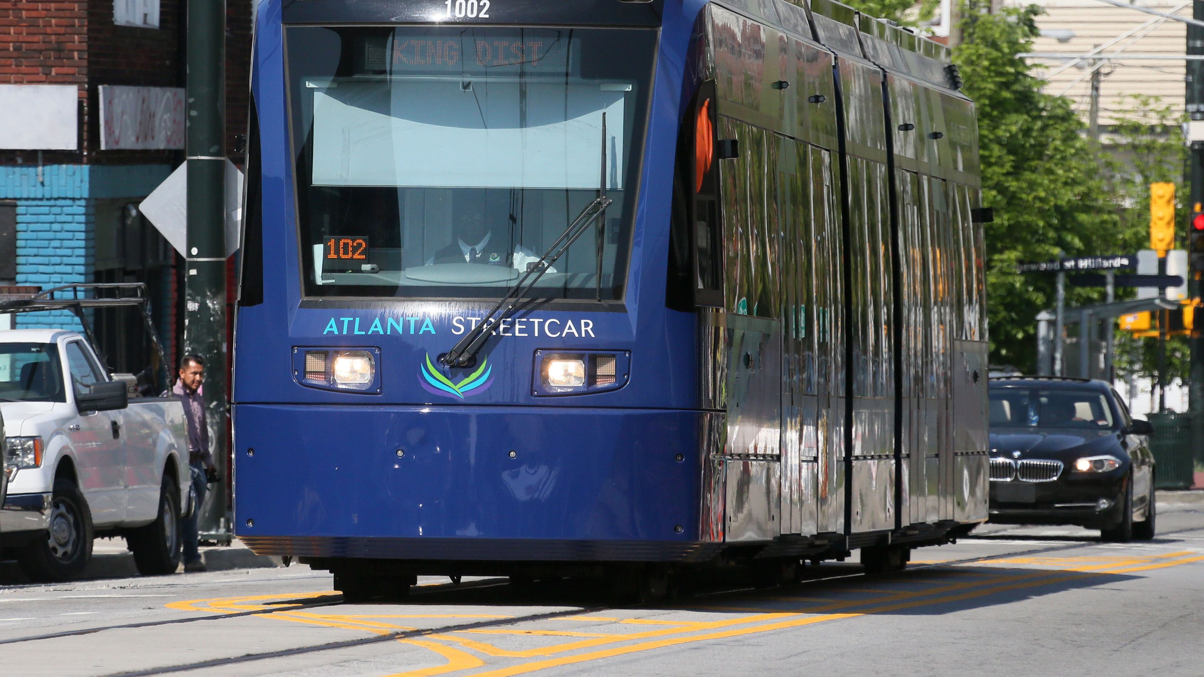 Atlanta Streetcar service will pause for at least four months. (Bob Andres/AJC)