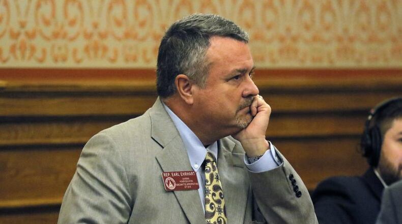 Rep. Earl Ehrhart has lobbied federal officials on a MARTA contracting dispute. Nothing in state law prohibits it.