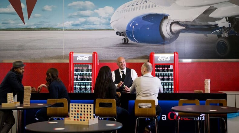 Delta's Middle Seat Lounge at Boston's airport. Source: Delta Air Lines.
