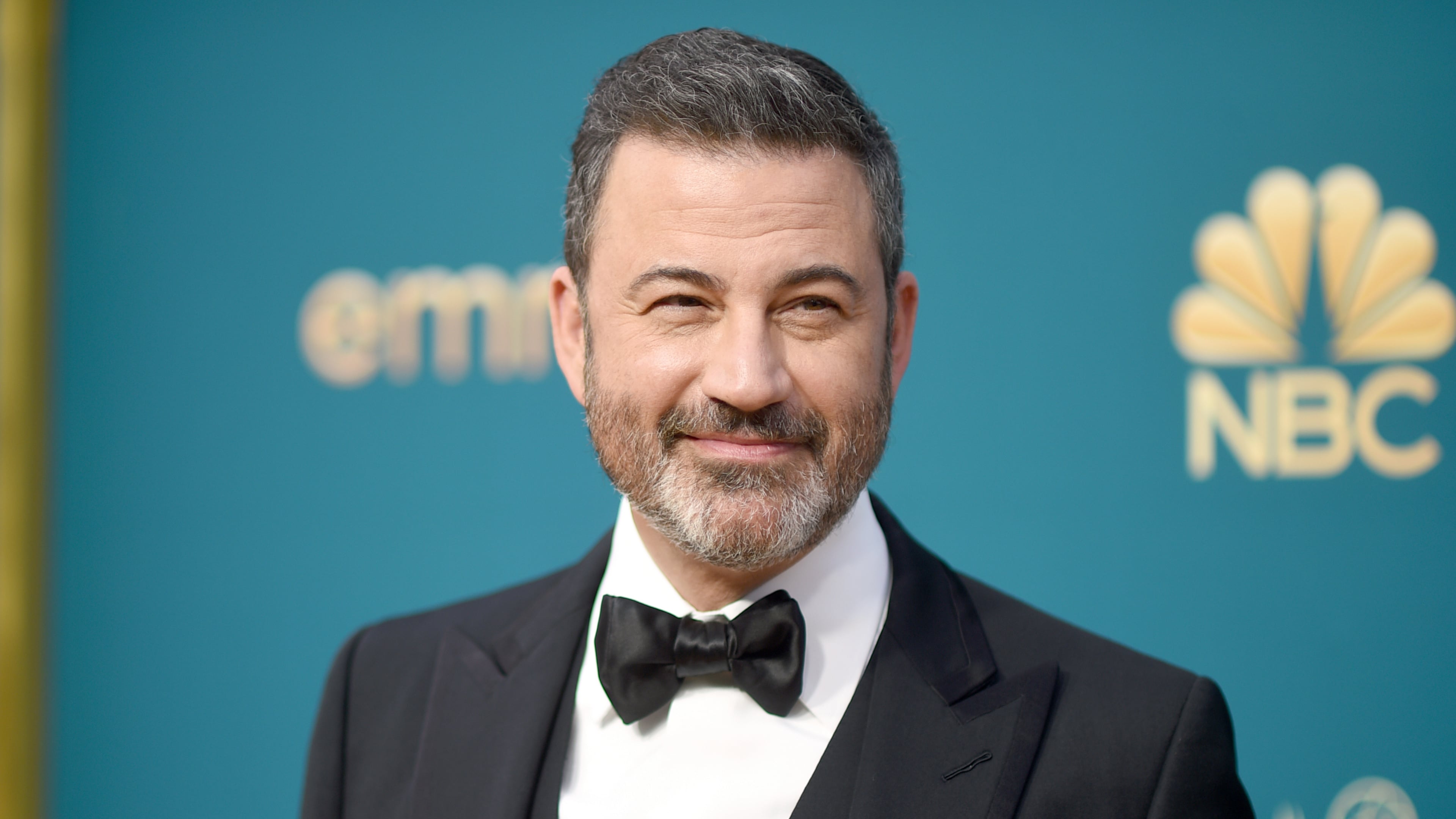 FILE - Jimmy Kimmel arrives at the 74th Primetime Emmy Awards at the Microsoft Theater in Los Angeles, Sept. 12, 2022. (Photo by Richard Shotwell/Invision/AP, File)