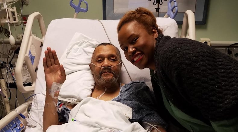 Laquna Ross and her father, Joel Marrable, who was an Air Force veteran before he died at the Atlanta VA Medical Center’s Eagle’s Nest Community Living Center last September. Ross discovered her father covered with ant bites in early September shortly before his death. An investigative summary says the fire ants had been in the center for months and that the staff failed on multiple levels to death with them.