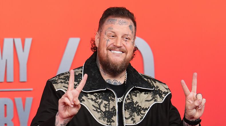 FILE.- Jelly Roll arrives at the 60th annual Academy of Country Music Awards in Frisco, Texas, on May 8, 2025. (AP Photo/LM Otero, File)