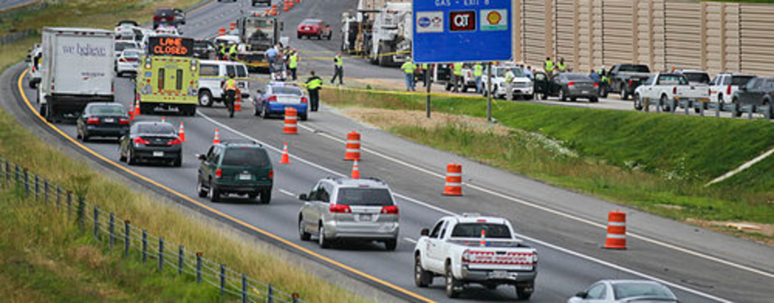 Worker struck by hit-and-run driver