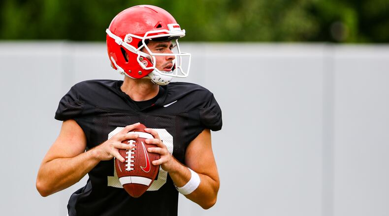 How much, if any, will sophomore JT Daniels figure into the Georgia Bulldogs' quarterback rotation this week is one of many unknowns heading into Saturday's Top 10 matchup against Auburn. (Tony Walsh/UGA)