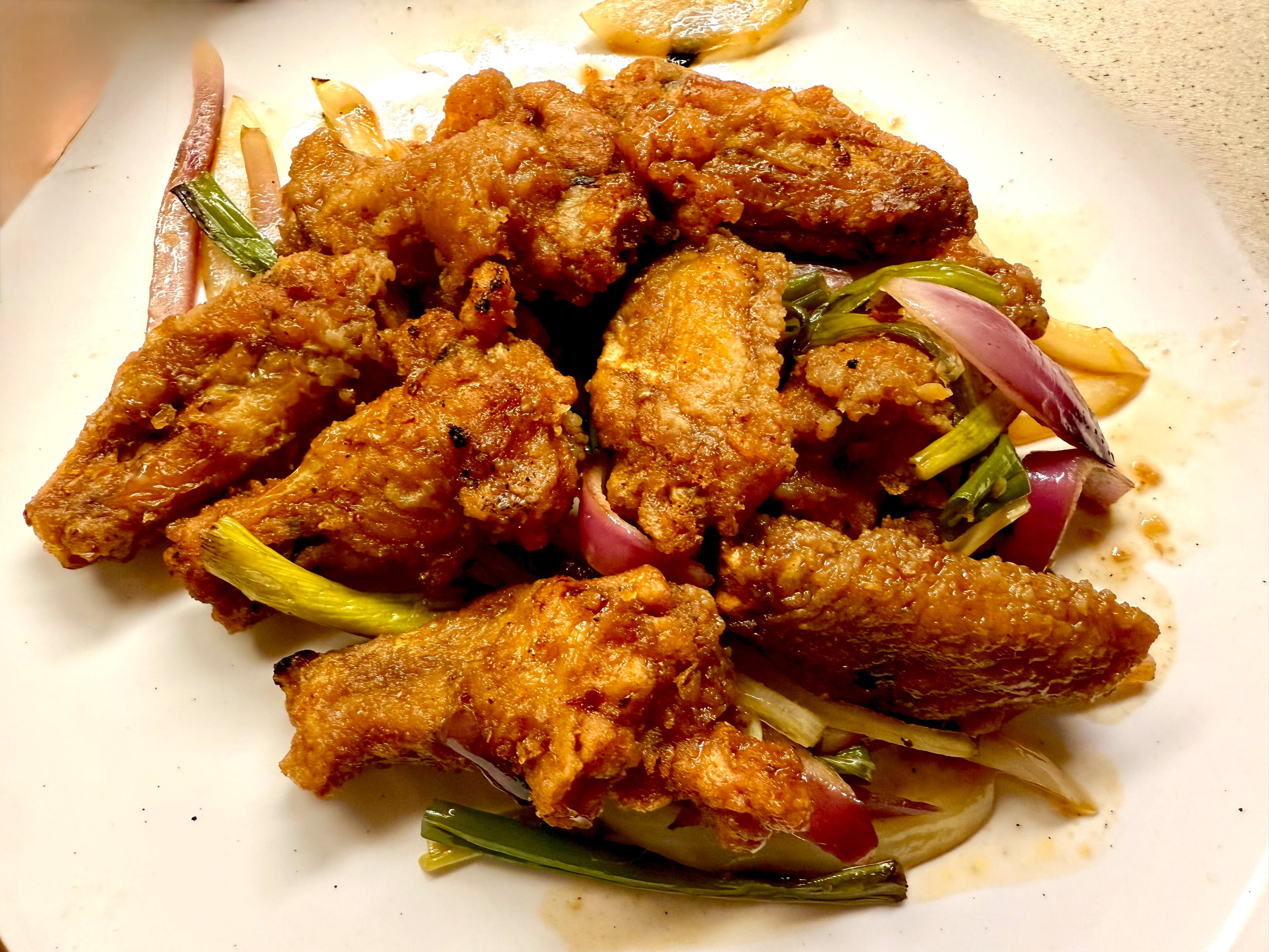 Fish Sauce Chicken Wings at Anh's Kitchen. (Angela Hansberger for The Atlanta Journal-Constitution)