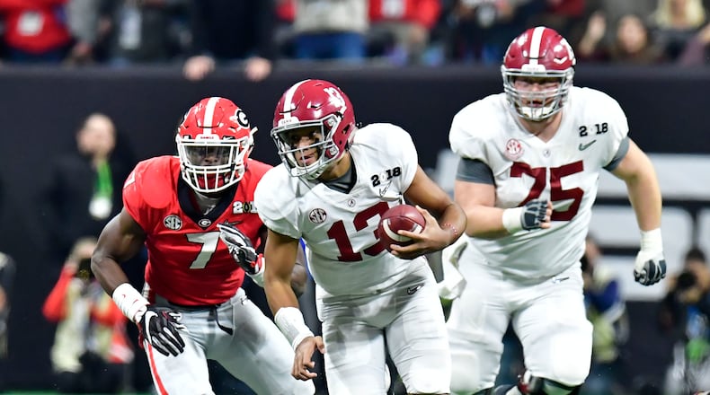 Tua Tagovailoa versus Georgia: We could see this again.