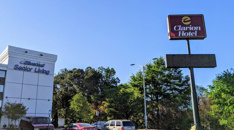 Doraville Mayor Joseph Geierman posted this photo on Facebook, showing the proximity between the hotel and senior living center.