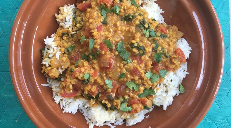 Split red lentils cook up fast and flavor-packed in this easy Lentil Curry. CONTRIBUTED BY KELLIE HYNES