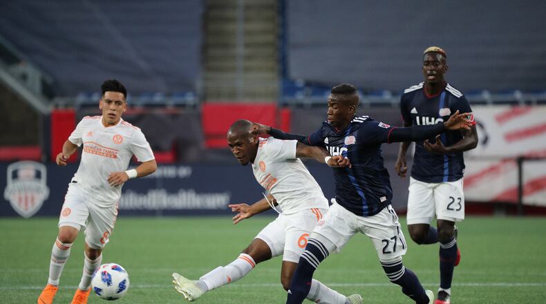 Atlanta United played New England on Wednesday in Gillette Stadium in Foxborough, Mass. (Atlanta United)