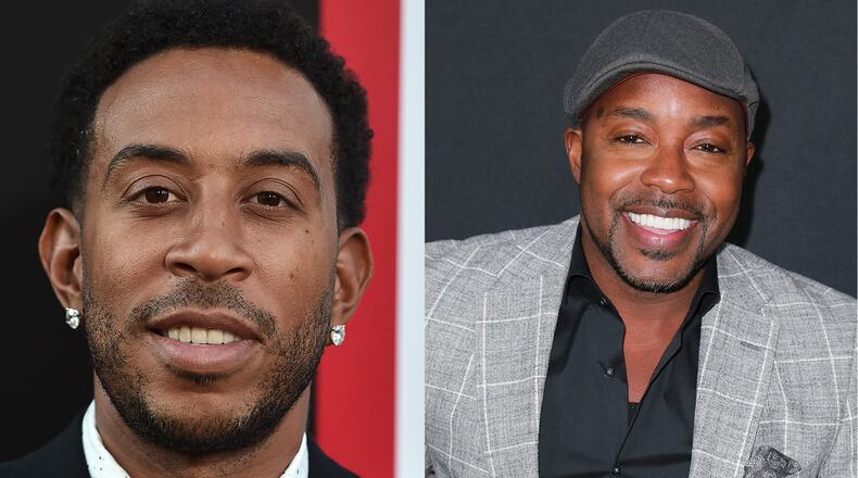 Actor and musician Ludacris (left) and TV/movie producer Will Packer are hosting a Stacey Abrams fundraiser