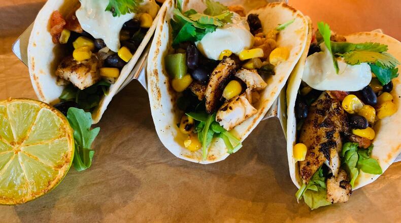 Grouper tacos from Central City Tavern in Alpharetta.