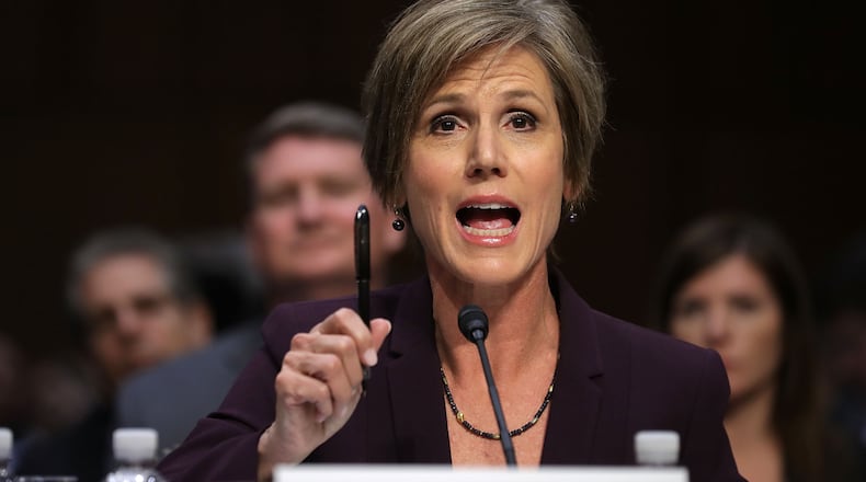 WASHINGTON, DC - MAY 08:  Former acting U.S. Attorney General Sally Yates is advising SK Innovation on its dispute over trade secrets used at a northeast Georgia battery plant.