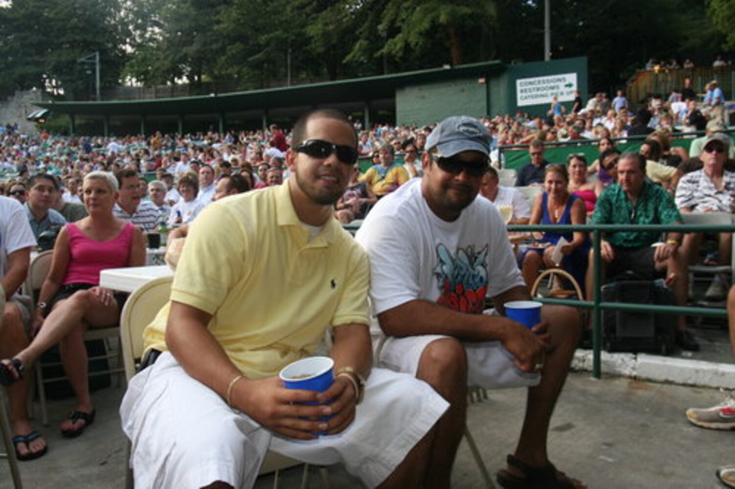 Santana and Winwood at Chastain